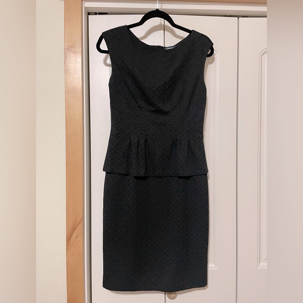 Black Peplum Dress